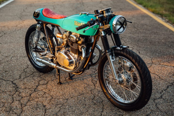 1973 Honda CB350G Cafe Racer by Andrew Frederick