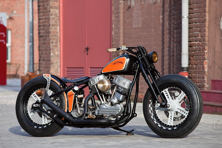 Custom 1951 Harley-Davidson Panhead by Thunderbike