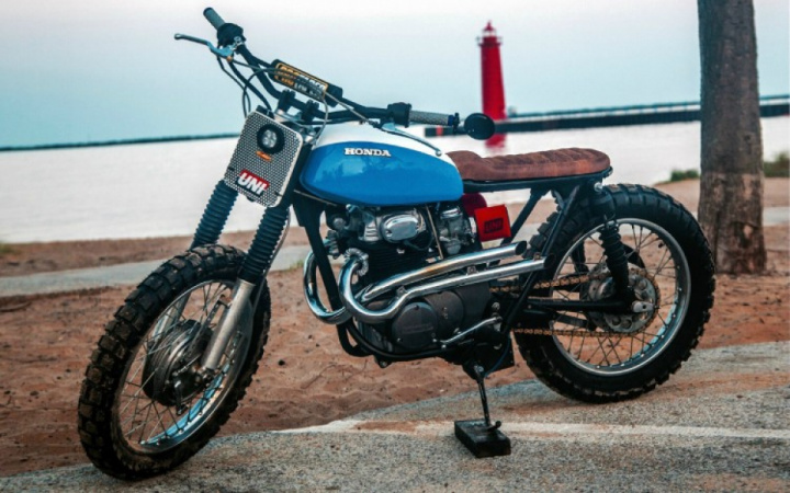Honda CL350 Brat by John Thompson