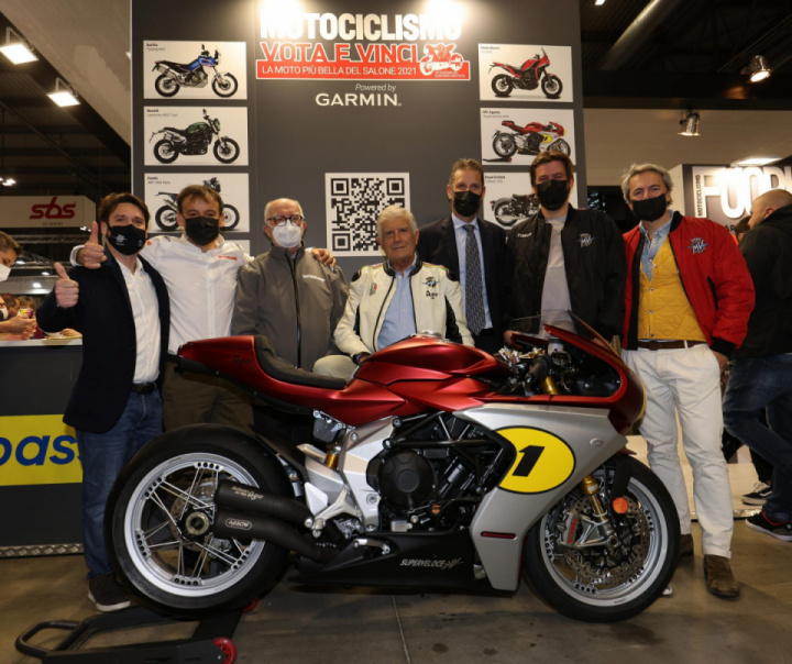 MV Agusta Superveloce Ago Voted Most Beautiful Bike Of Show EICMA 2021