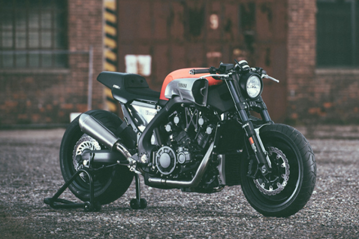 Yard Built VMAX "Infrared" by JVB Moto