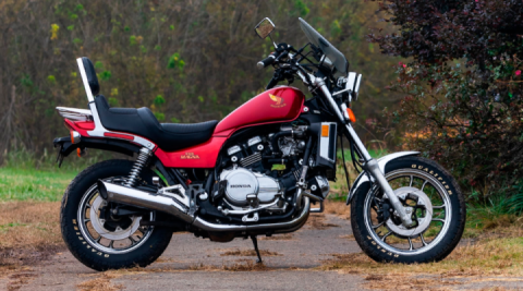 1983 Honda V65 Magna, the first power cruiser.