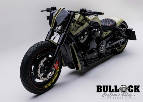 USAF Harley-Davidson V-Rod Is So Extreme It Has Machine Gun Rounds for Grips