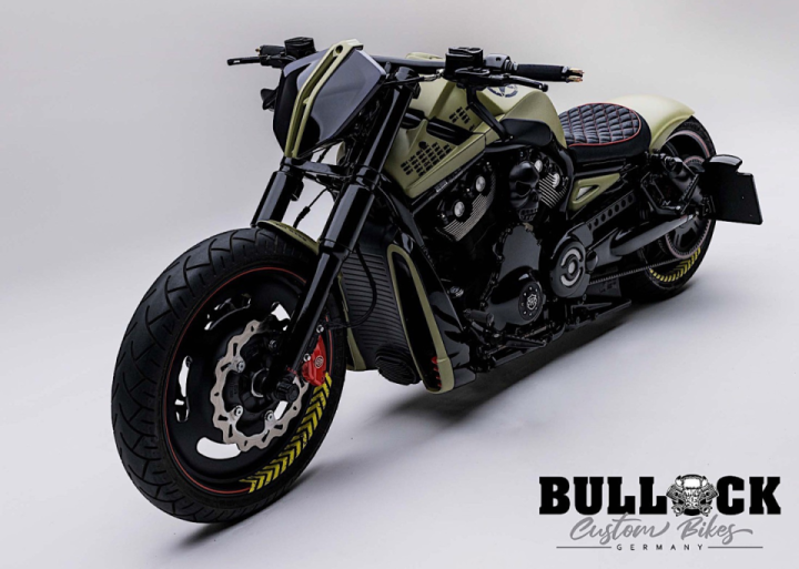 USAF Harley-Davidson V-Rod Is So Extreme It Has Machine Gun Rounds for Grips