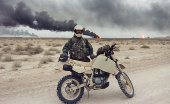 Military Custom Kawasaki KLR650 Converted to Run on Diesel Fuel