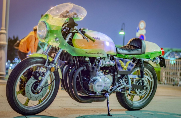 Custom 1973 Kawasaki Z1 Looks by Wears Transparent Bodywork