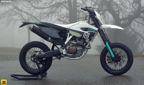 Husqvarna FS501 Supermoto custom build from Salzburg