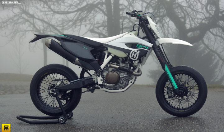 Husqvarna FS501 Supermoto custom build from Salzburg