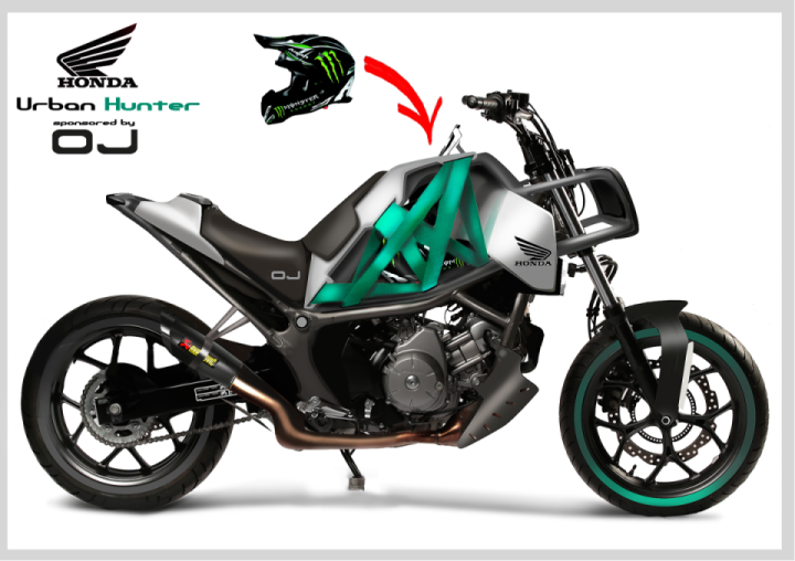 HONDA URBAN HUNTER from sketch to reality