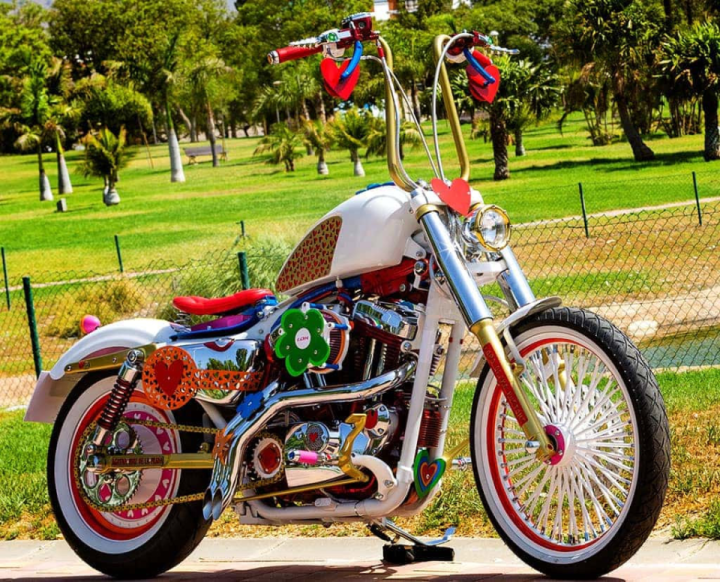 Harley-Davidson Agatha Ruiz de la Prada Is a Visual Pinata, Blame Antonio Banderas' Party