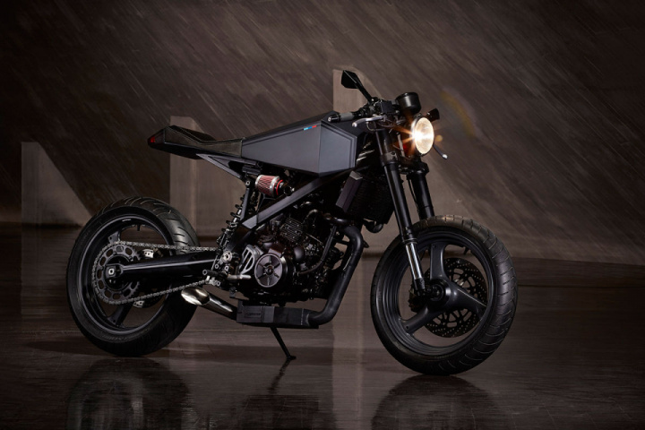 Custom BMW G 650 Xchallenge is a Neo-Noir Dream