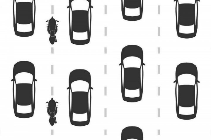 Ford Patents Lane-Splitting Detection Technology