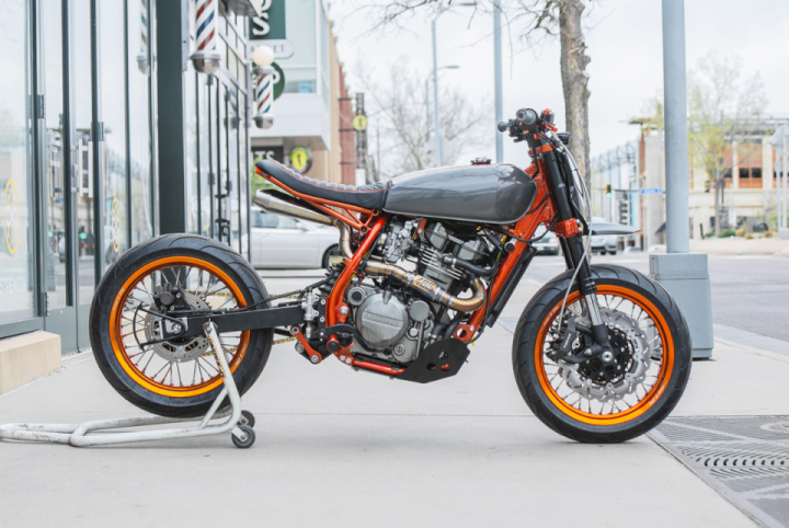 Custom Kawasaki KLR650 by 485 Designs