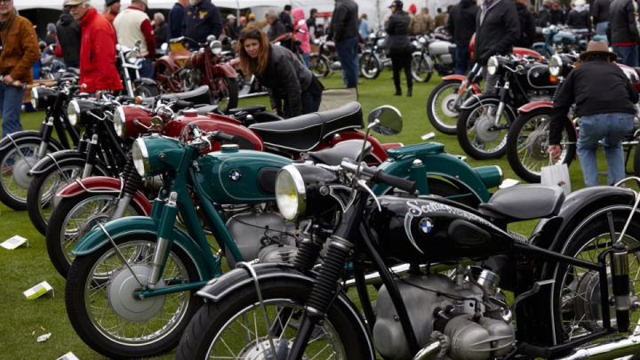 A view of the Quail motorcycle gathering