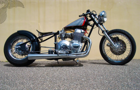 1976 cb750a Hondamatic Chopper