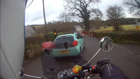 Enjoying opportunities to be a patient motorcyclist.