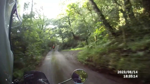 Definitely not my 1st choice of road for a ride..