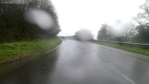 After a largely dry ride with Plymouth Advanced Motorcyclist yesterday, struck on the ride home.