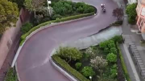 The most curved street in the world is Lombard Street in San Francisco