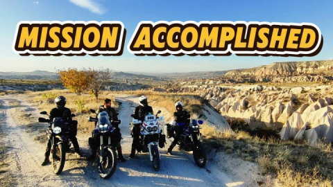 Riding under the hot air balloons