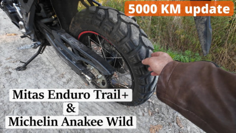 Mitas Enduro Trail+ & Michelin Anakee Wild - 5000 km review