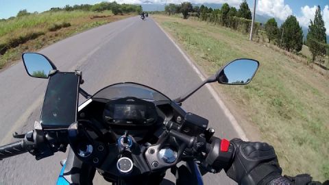 Road to mountains Mexico