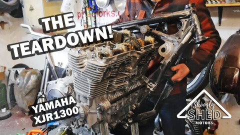 Been watching the progress of stripping down and rebuilding a basket case XJR.