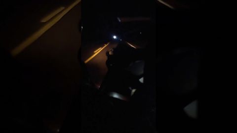 Here's a little video of some night riding 55 60 mph