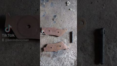Front and rear brakes stripped and cleaned.