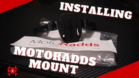 Installing The MotoRadds on my helmet.