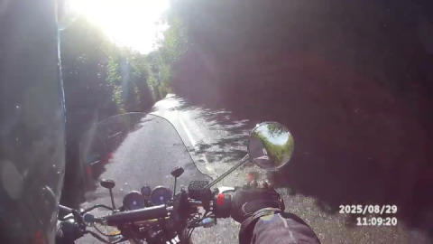At the start of the teignvalley road, crossing the narrow bridge,