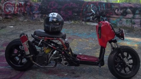 Our Newest Build A 232cc 4v Liquid Cooled Swapped Honda Ruckus Project GODZILLA