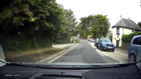 Why filtering over a solid white line is illegal and unwise.