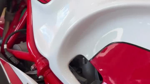 The legendary first street bike by Bimota, the SB2. What a clean machine