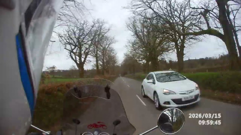 Interceptor 650cc enjoying the road between Chillaton & Lewdown on a advanced bikers 1/2 day ride.