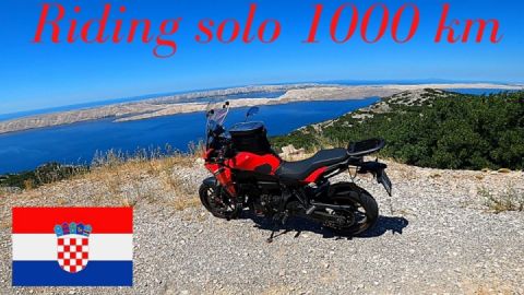Riding solo 1000 km in one day trough beautiful Croatien✌??