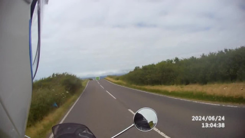 Enjoying the B3157 coast road, from Portesham towards west bay.