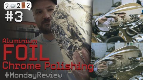 Can you polish your chrome with ordinary aluminium foil? Here’s a tip ?