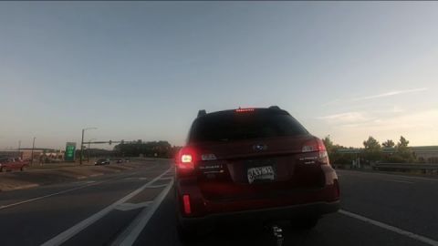 Riding with Halo B.