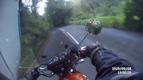 Plymouth advanced motorcyclists enjoying the B3247 from Seaton Cornwall to Hessenford.
