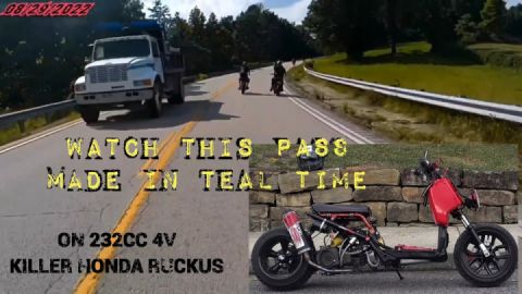 Pass Them All On Your Honda Ruckus