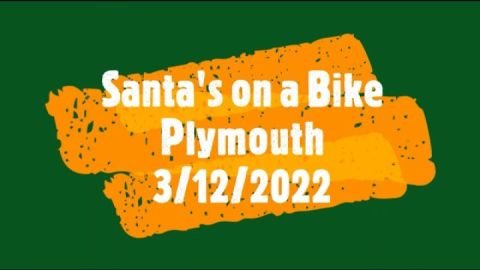 Santa's on a bike Plymouth