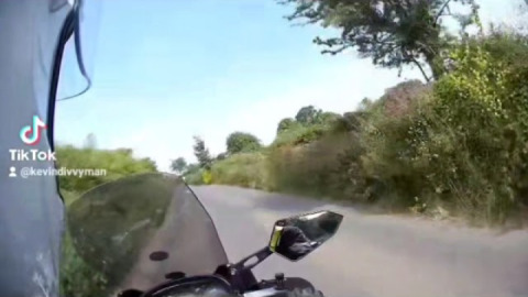 Avoiding the queues and enjoying the local country roads.