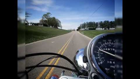Short run. Tractor popped over a hill just past middle of video.