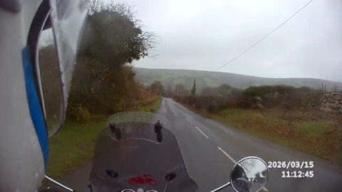 As we approach the coffee stop ,descending down into Widdecombe-in-the-moor,
