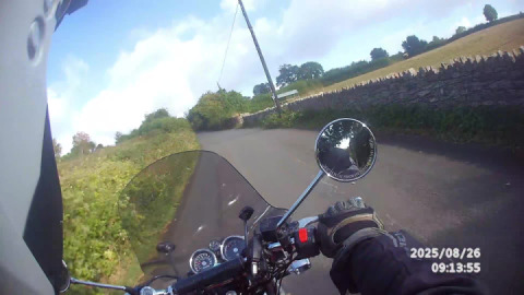 Avoiding the Torbay holiday traffic, and enjoying cruising through the back roads to waddeton.