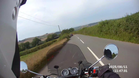 A Devon A road in August with no Traffic!