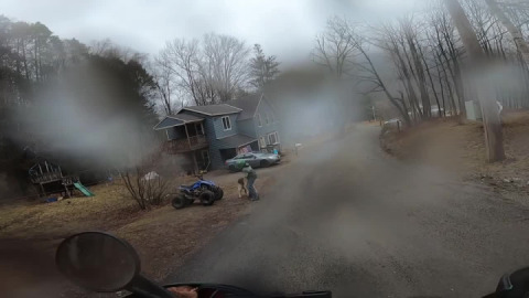 A fun run in the rain