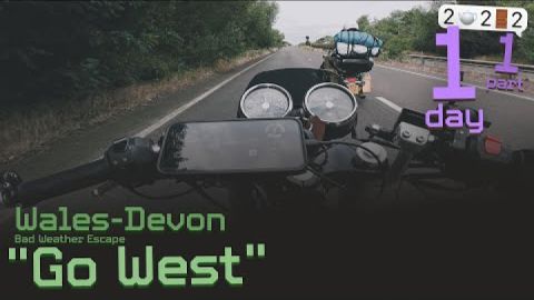 New trip destination, and bad weather escape. Set for Wales ??????? but ended up in Devon ???????