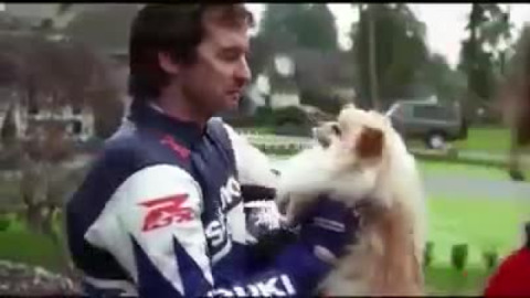 Motorbikes and dog walks just don't mix....?